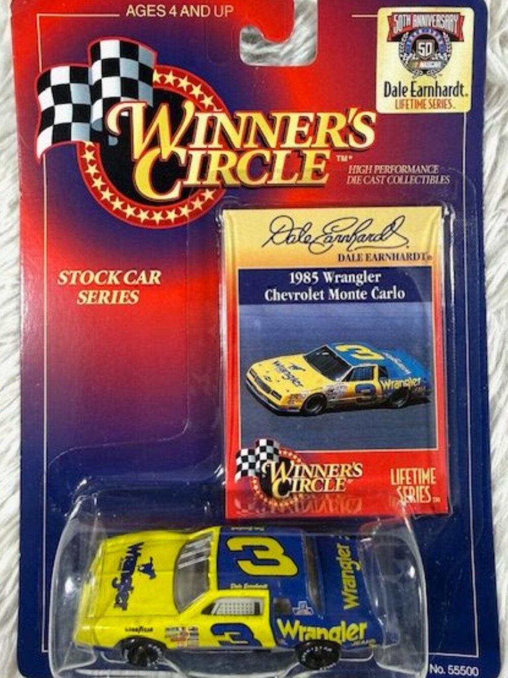 Vintage Winner's Circle Dale Earnhardt 1985 Wrangler Chevrolet Monte Carlo 1/64